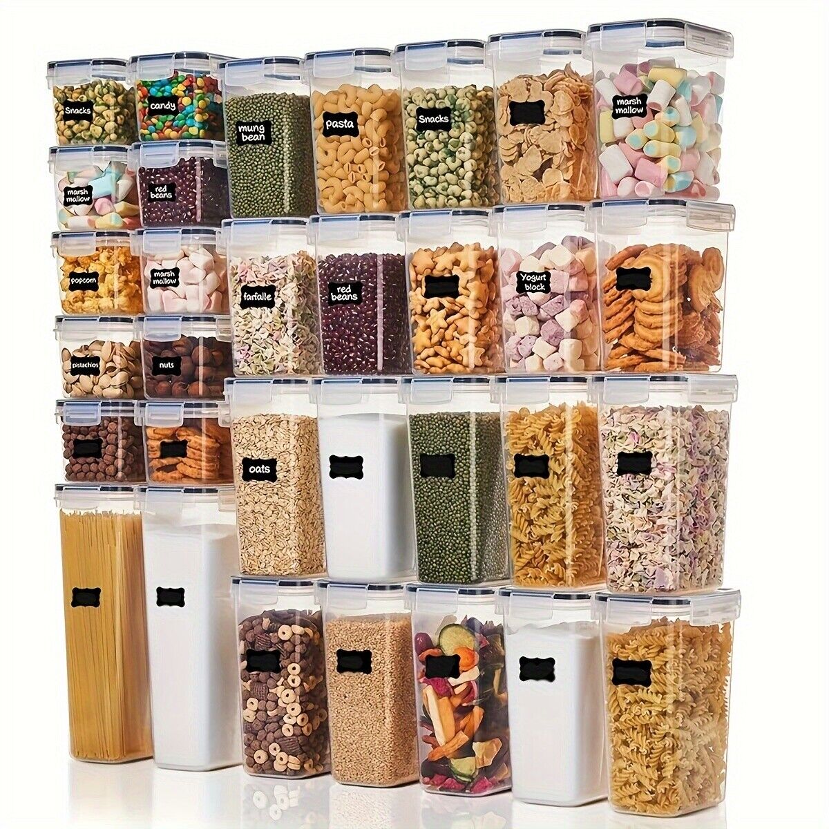 48 - Piece BPA - Free Airtight Food Storage Containers, (24 Boxes + 24 Lids) With - Sunleafy